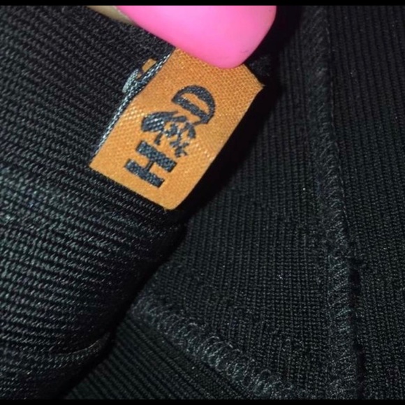 Formal “bandage” black and gold dress size 2 (XS) - Picture 5 of 5